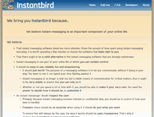 Tablet Screenshot of instantbird.org